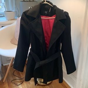 Calvin Klein short trench coat